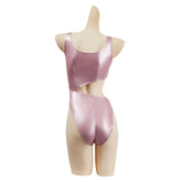 The Substance (2024) Sue Pink Jumpsuit Outfits Cosplay Costume Halloween Carnival Suit